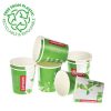 KUBKI PAPIEROWE TERMOIZOLACYJNE BIO 90/100 ML Z NADRUKIEM INDYWIDUALNYM, RECYKLING