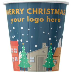 Gobelet en carton personnalisée, Custom printed paper cups, Kubki papierowe z nadrukiem, Pappbecher mit individuell bedruckt, Pappersmuggar med eden tryck