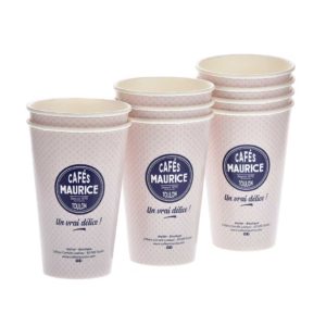 Gobelet en carton personnalisée, Custom printed paper cups, Kubki papierowe z nadrukiem indywidualnym, Pappbecher mit individuell bedruckt, Pappersmuggar med eden tryck.