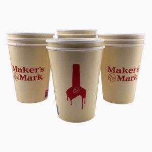 Gobelet en carton personnalisée, Custom printed paper cups, Kubki papierowe z nadrukiem, Pappbecher mit individuell bedruckt, Pappersmuggar med eden tryck