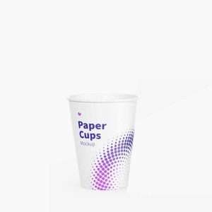 7oz custom printed paper cups