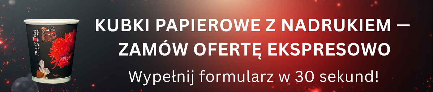 Ekspresowa oferta na kubki papierowe z nadrukiem